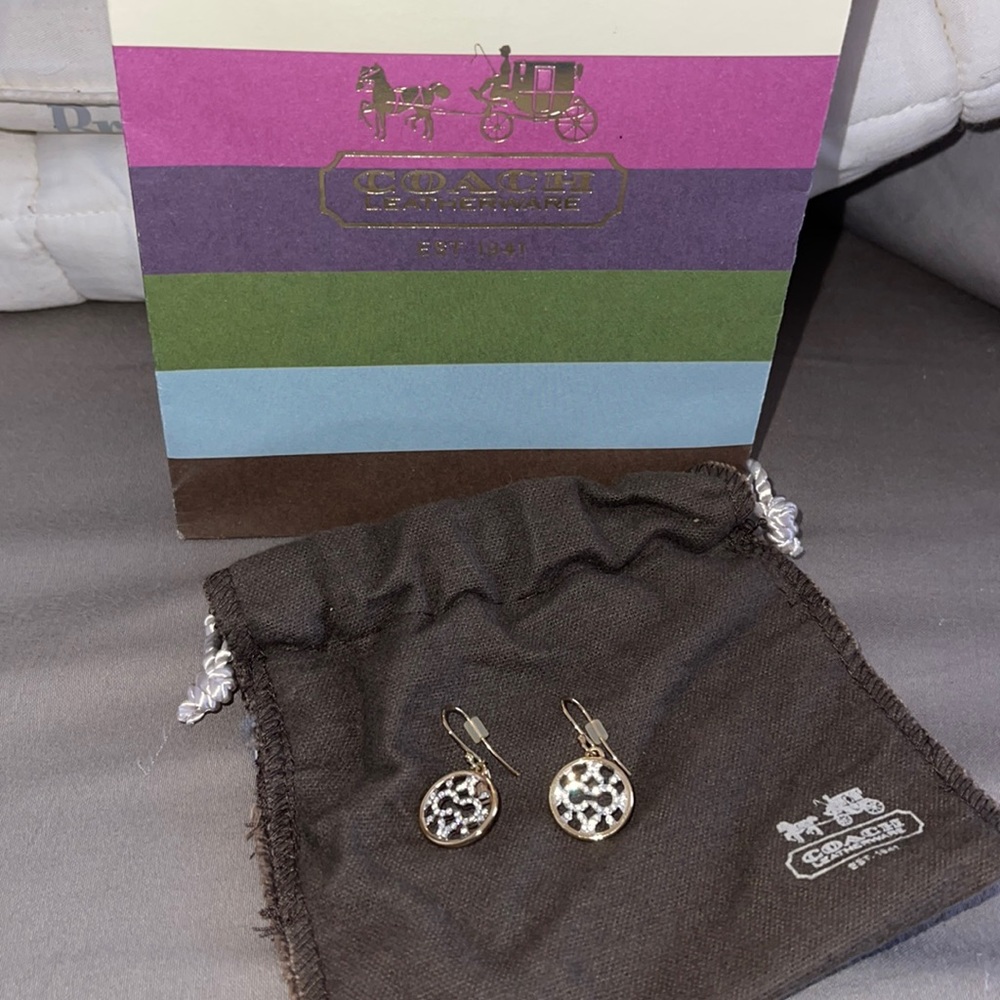 Coach earrings